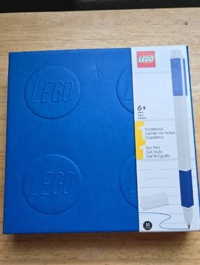 Lego Blue Notebook and Matching Blue Gel Pen Itrm 52257A